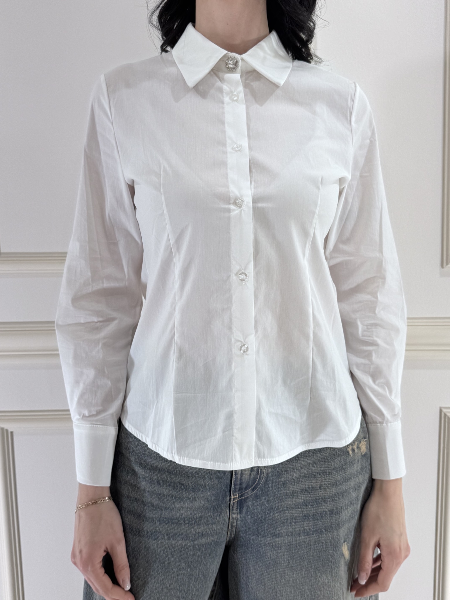 CAMICIA BOTTONE GIOIELLO ART. 74826 - SUSY MIX