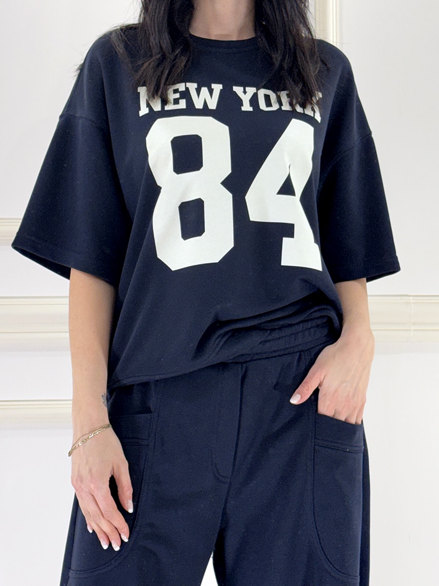 MAGLIA IN FELPA ART. 26M3851 - MOTEL - Blu