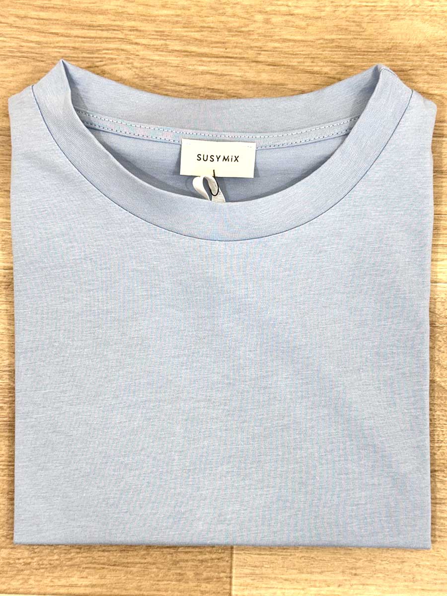 T-SHIRT OVER ART. 11935 - SUSY MIX - AZZURRO