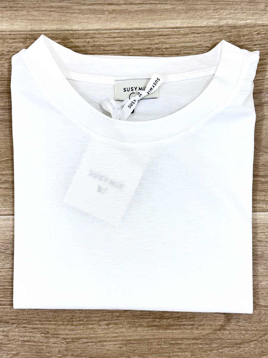 T-SHIRT OVER ART. 11935 - SUSY MIX - BIANCO