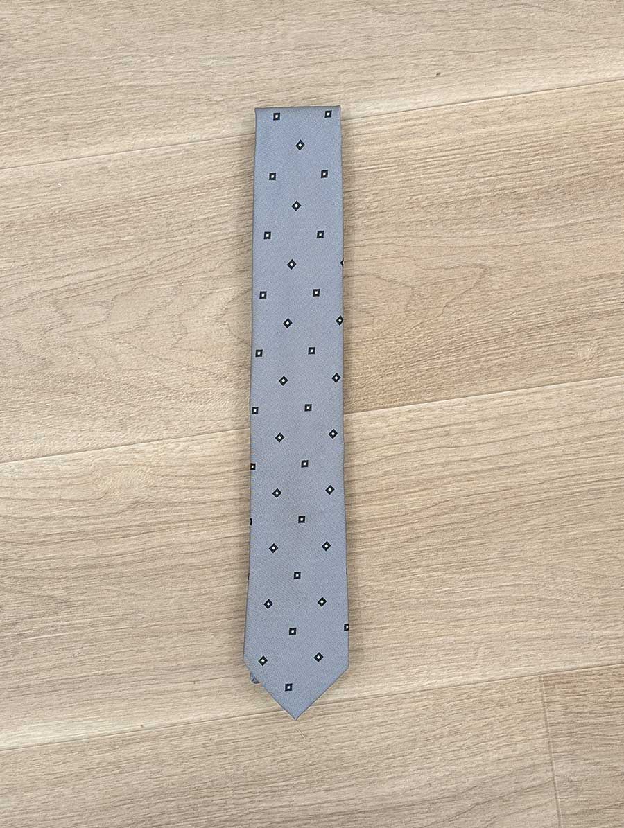 CRAVATTA VINTAGE GRIGIA ART. 8897