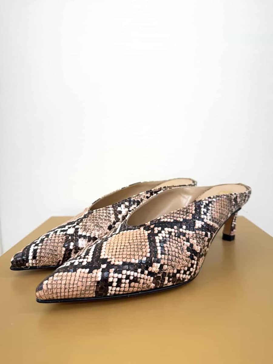 SABOT PITONATA CON TACCO ART. SIMO2785 - DIVINE FOLLIE - 36