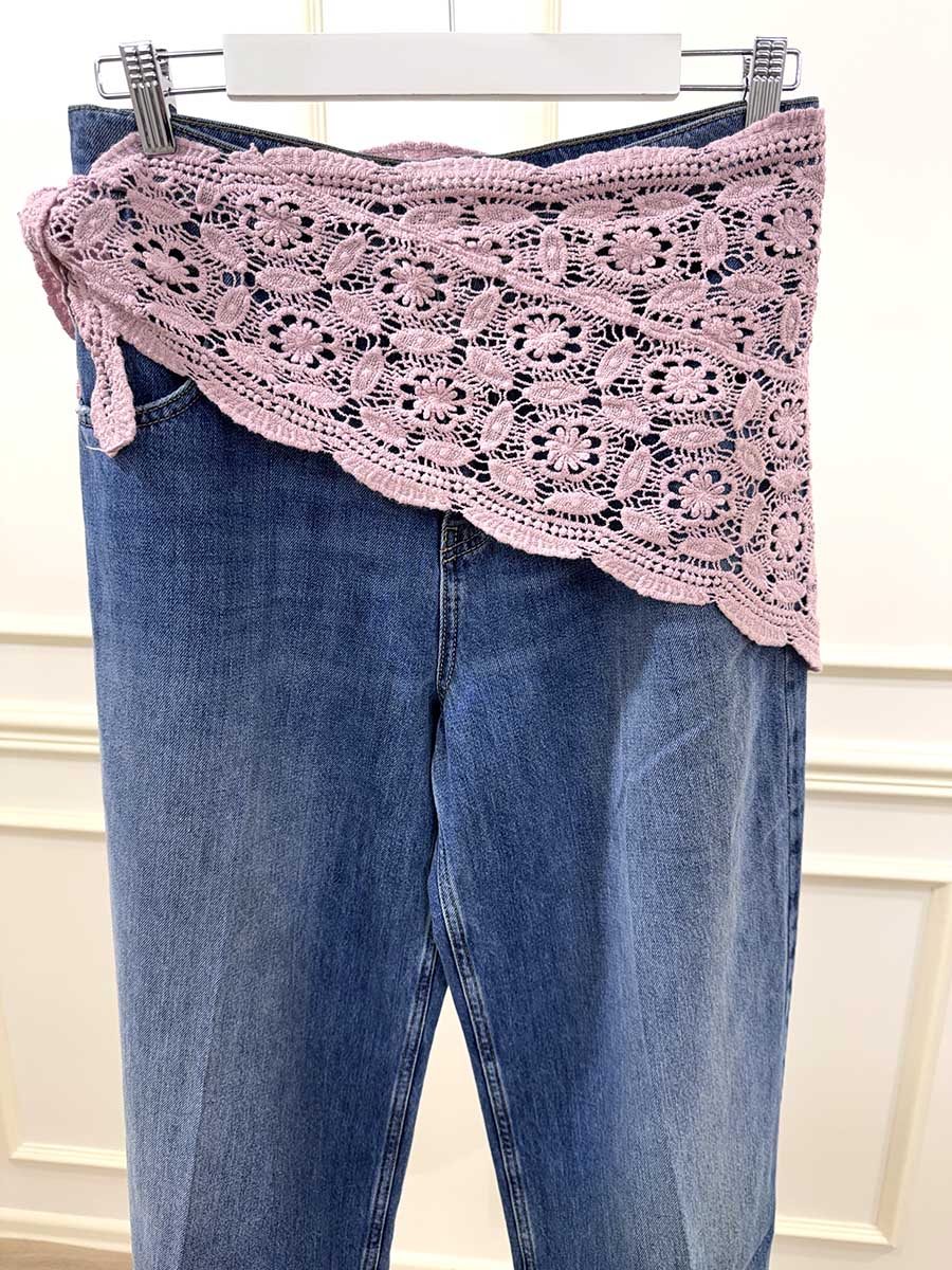 BANDANA CROCHET ART. 2055 - ROSA