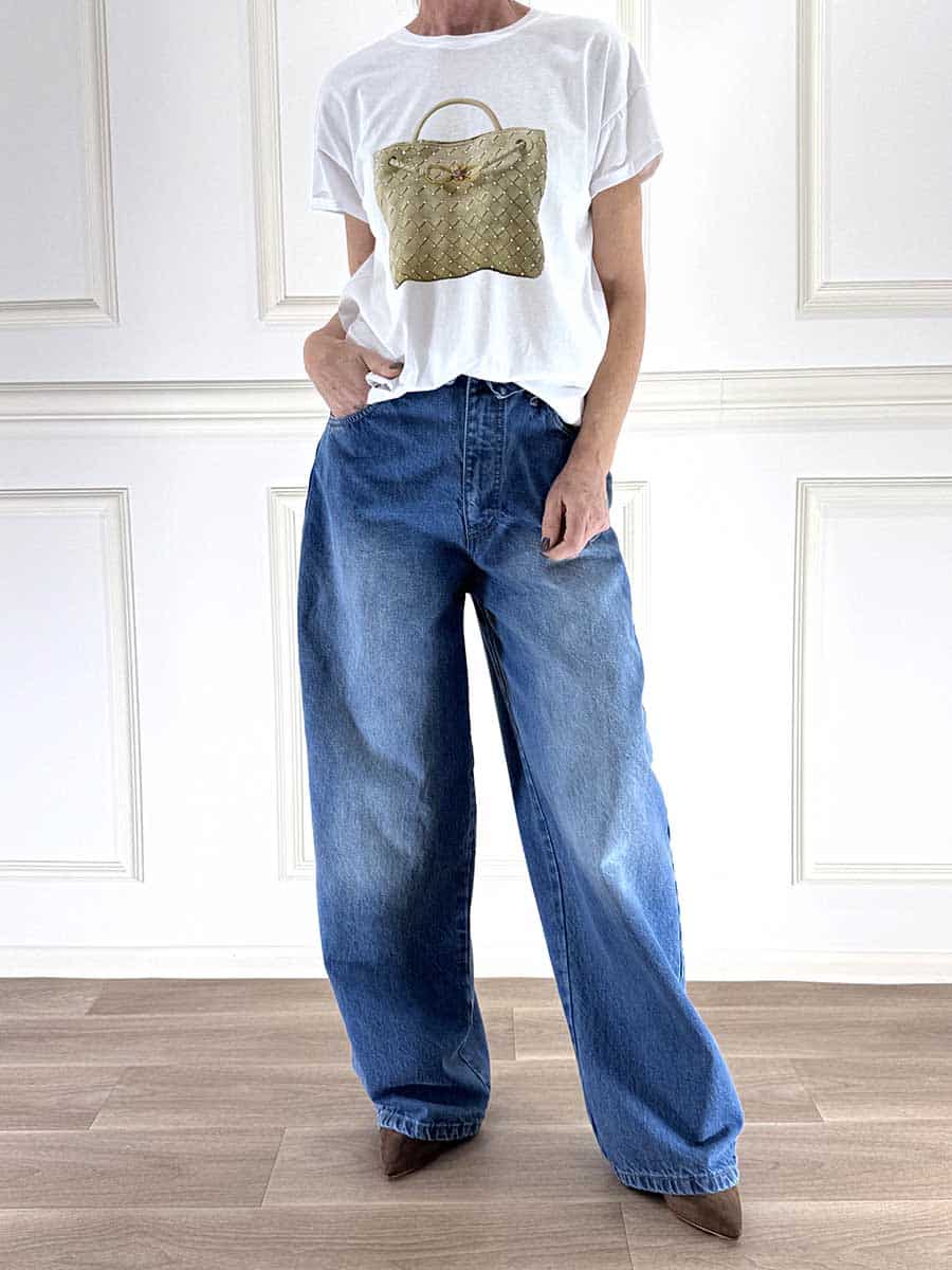 JEANS VITA RIGIRATA ART. P21103 - SUSY MIX