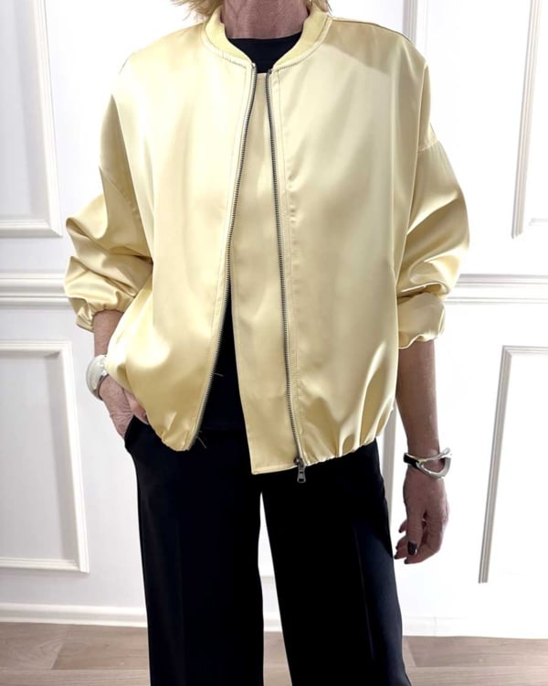 BOMBER ART. 10358 - SUSY MIX - GIALLO