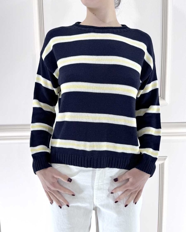 MAGLIA A RIGHE GIROCOLLO ART. 26177PL - MOTEL