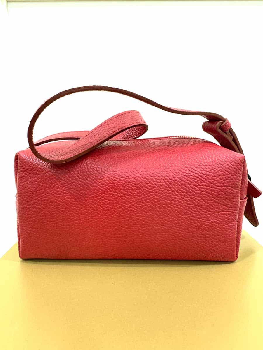 BORSA A SPALLA IN PELLE ART. 4824 - ROSSO