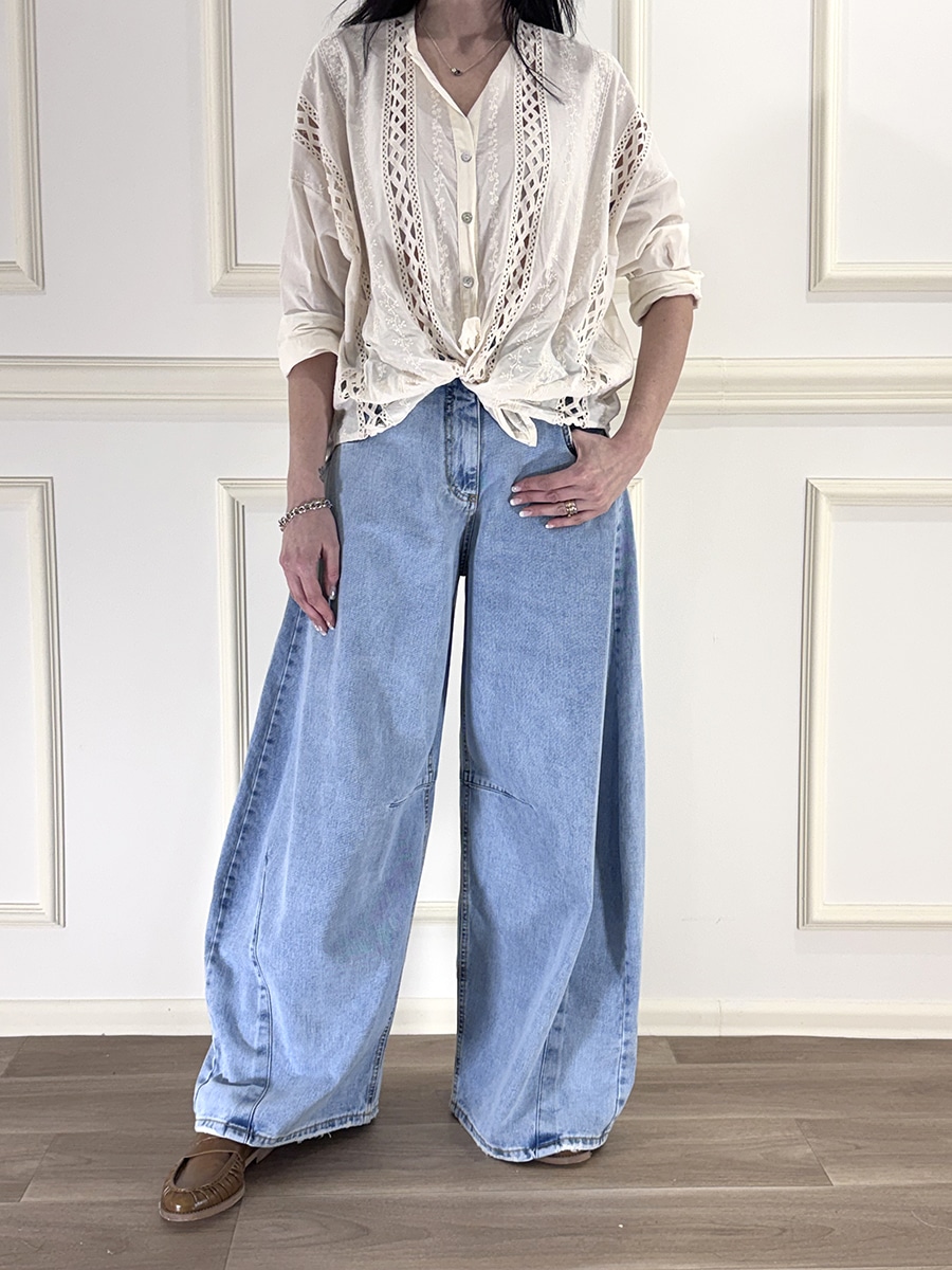 JEANS LOUVRE BARREL ART. 3992J119W642 - MOTEL - S