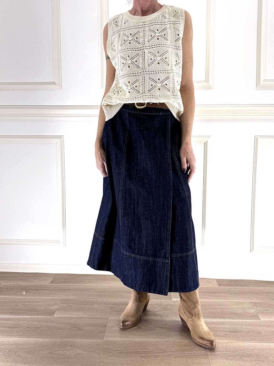 GONNA PORTAFOGLIO IN DENIM ART. CP982 - TESIONE IN