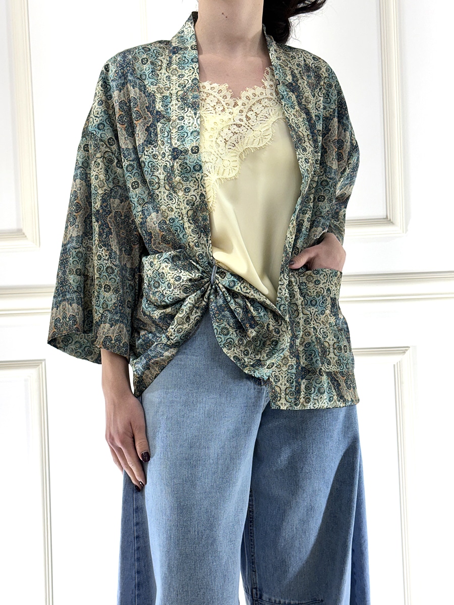 KIMONO IN SATIN A FANTASIA ART. JDHP1OF01 - DIXIE