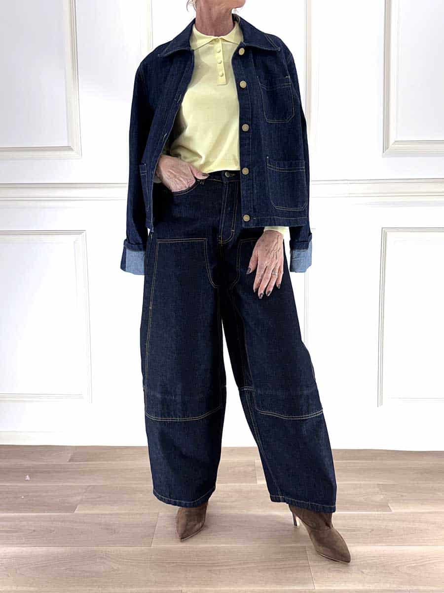 GIACCA SCATOLETTA IN DENIM ART. CP1042 - TENSIONE IN