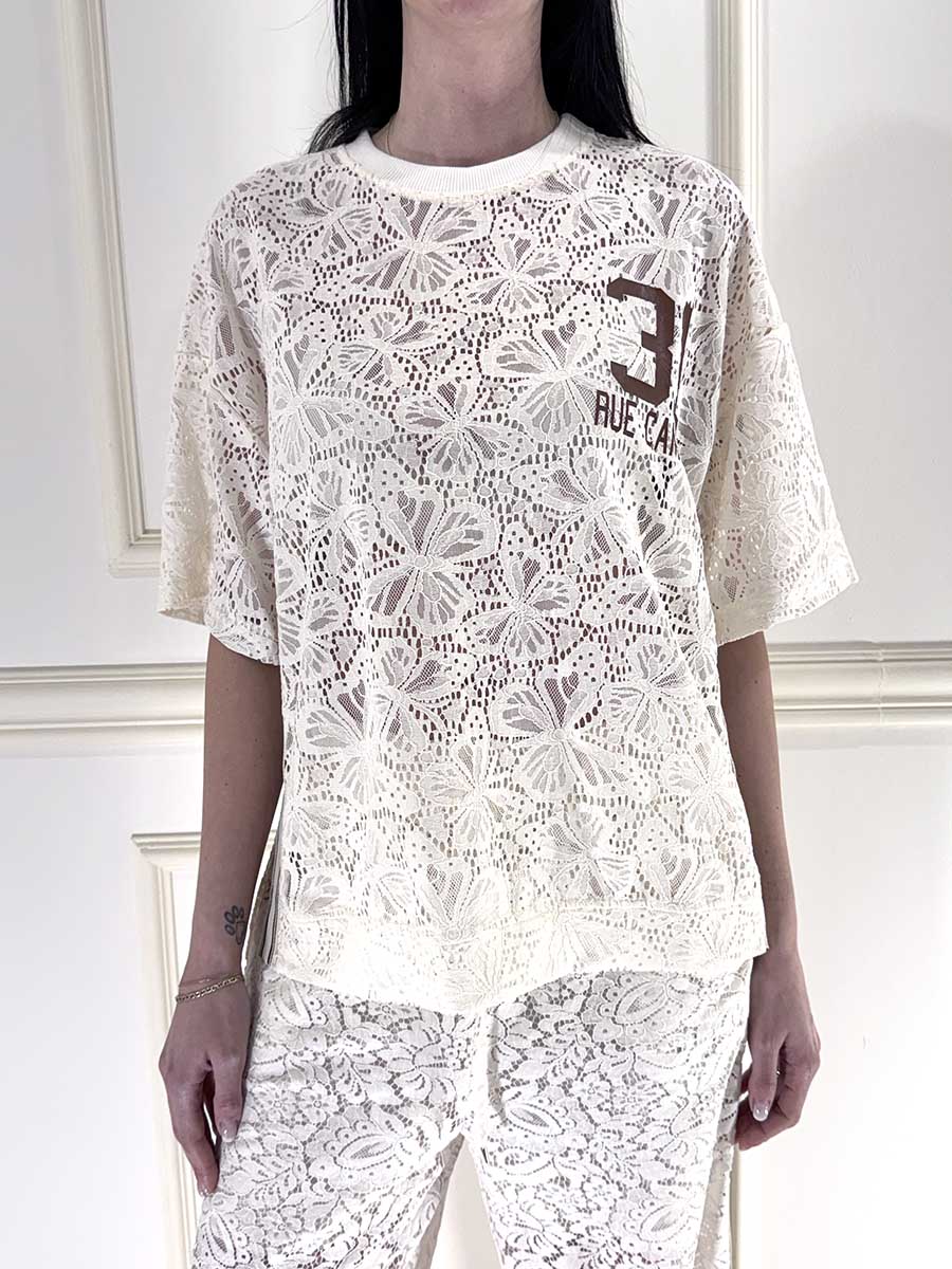 T-SHIRT IN PIZZO ART. 26M4168 - MOTEL