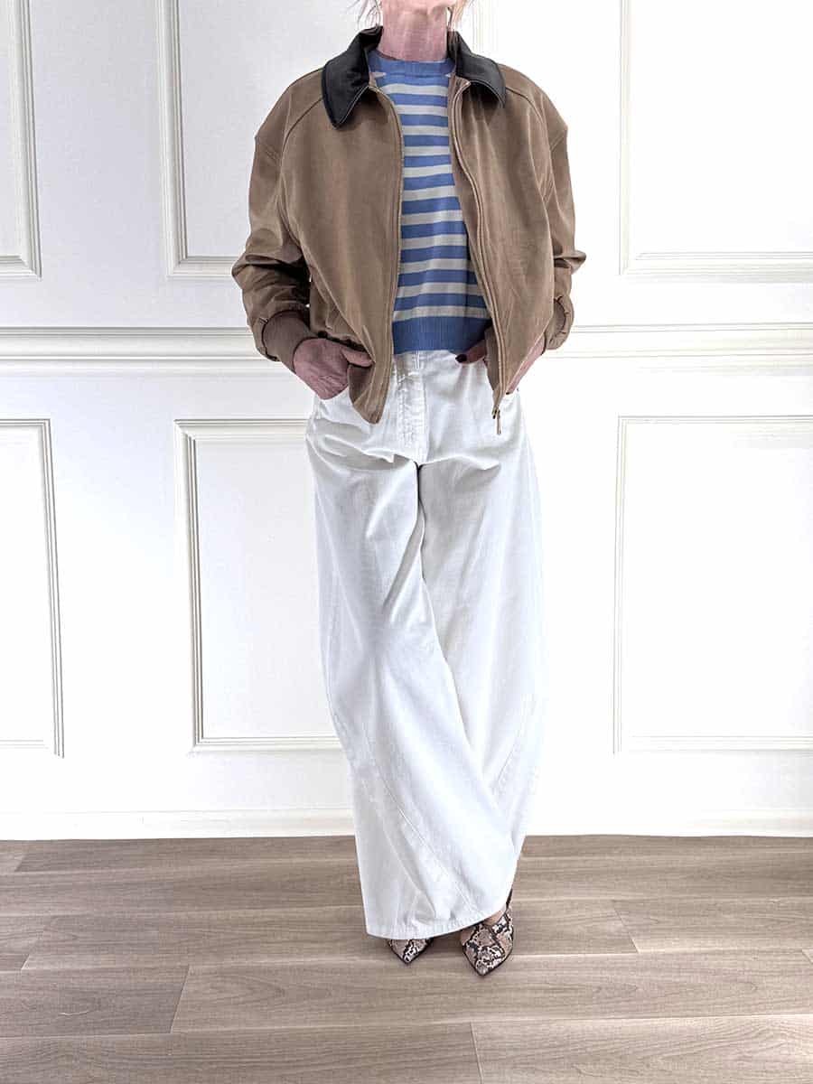 BOMBER IN SIMILSUEDE CON COLLETTO ECOPELLE ART. 26B4336 - TENSIONE IN - S