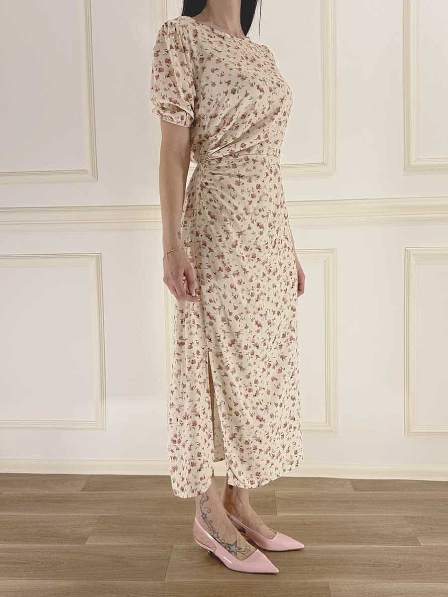 ABITO LUNGO FLOREALE ART. A11730GNM1 - SUSY MIX