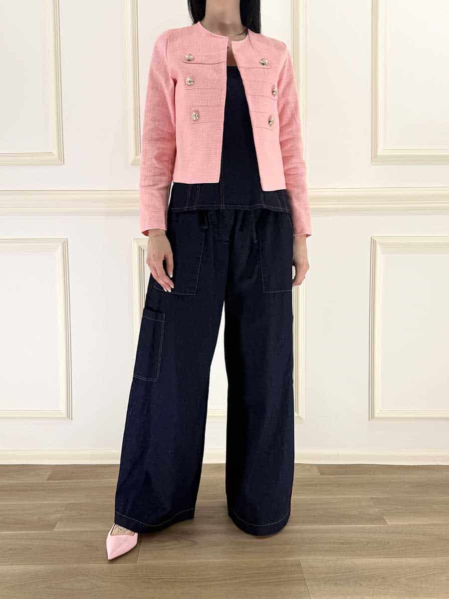 GIACCHINO CON BOTTONI COLOR ORO ART. 82523 - SUSY MIX