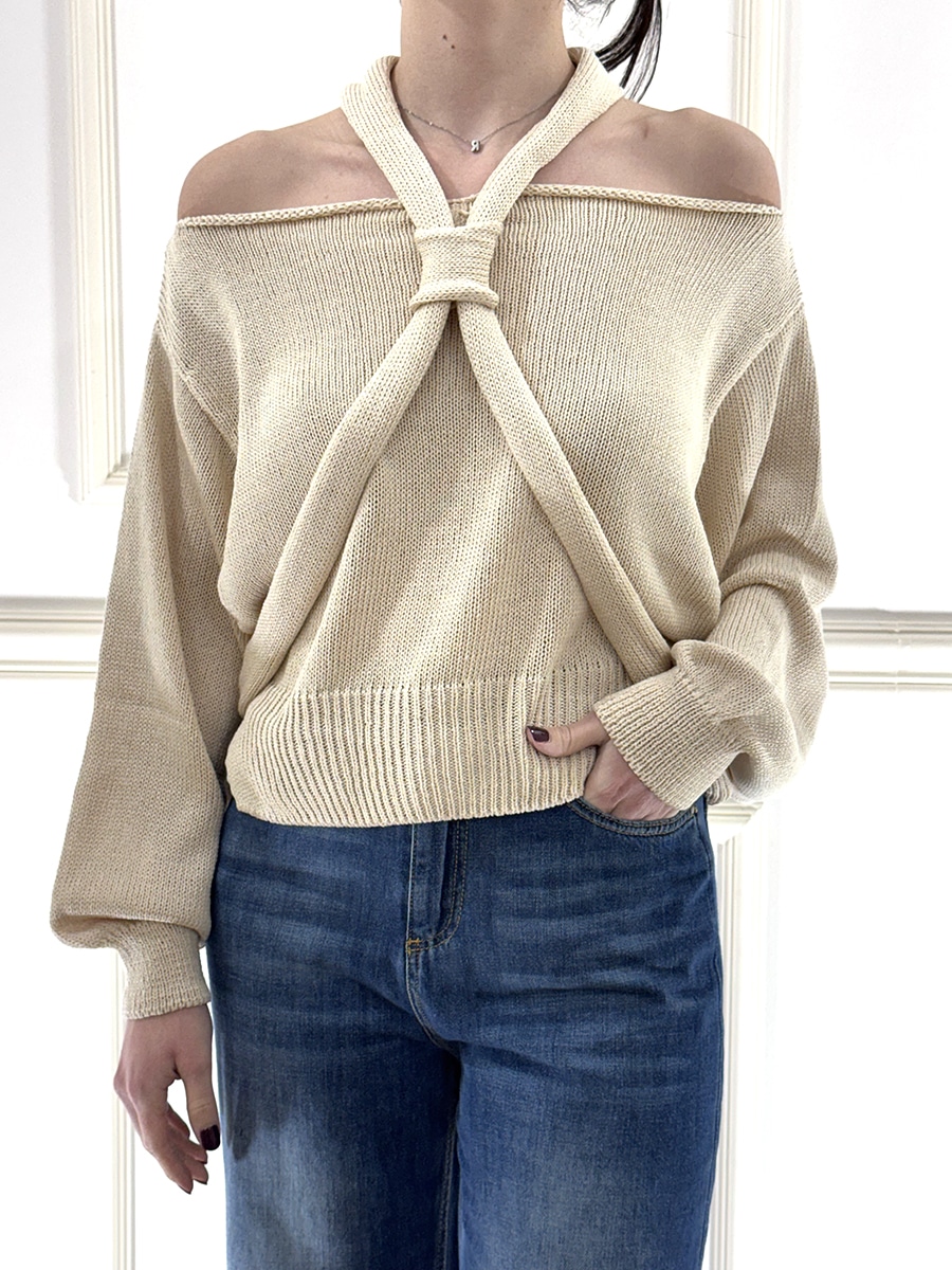 MAGLIA CUT OUT ART. D75639 - TENSIONE IN