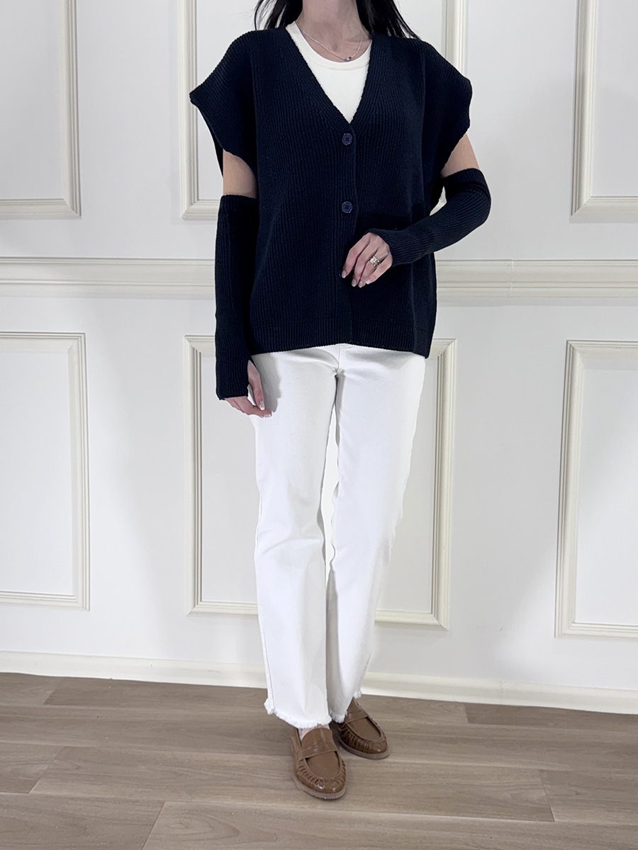 CARDIGAN CON MANICOTTI ART. P6HMG16A414