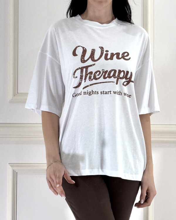 T-SHIRT CON STAMPA ART. 26M4069-MOTEL