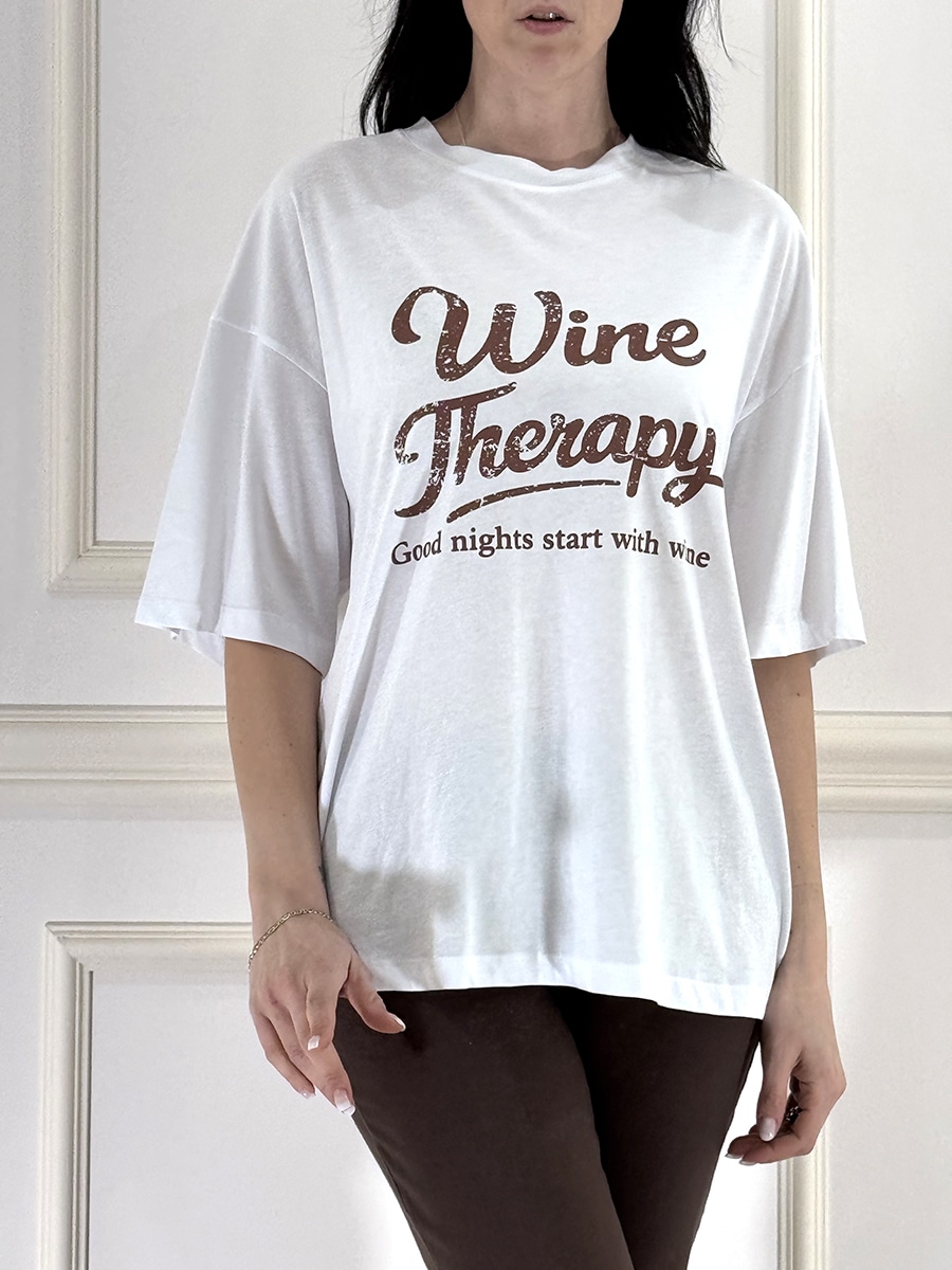 T-SHIRT CON STAMPA ART. 26M4069-MOTEL