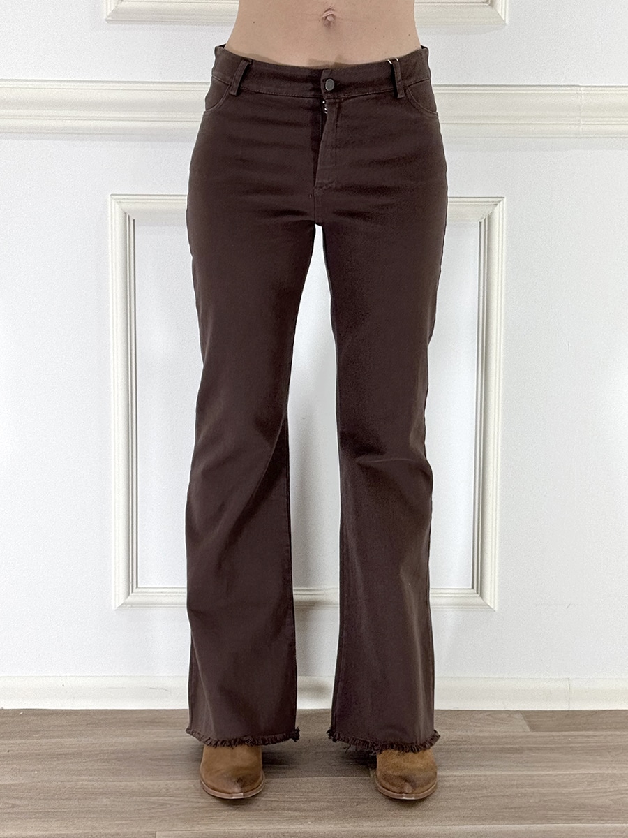 PANTALONE A ZAMPA SFRANGIATO ART. PA5427  - MOTEL