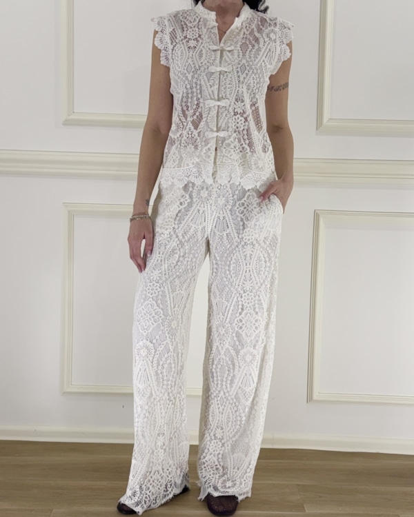 PANTALONE PIZZO ART. S26P740 - MOTEL - M