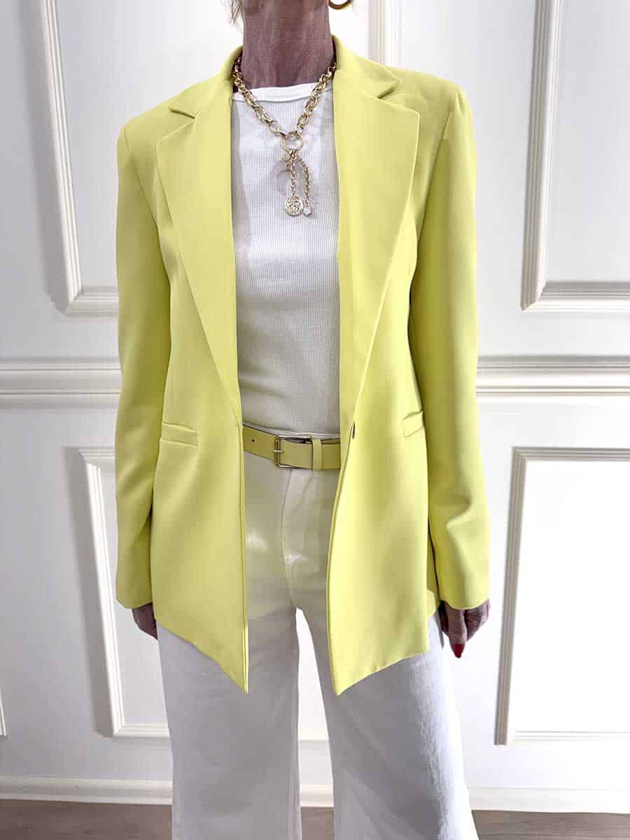 GIACCA UN PETTO ART. 10351 - SUSY MIX - GIALLO, M