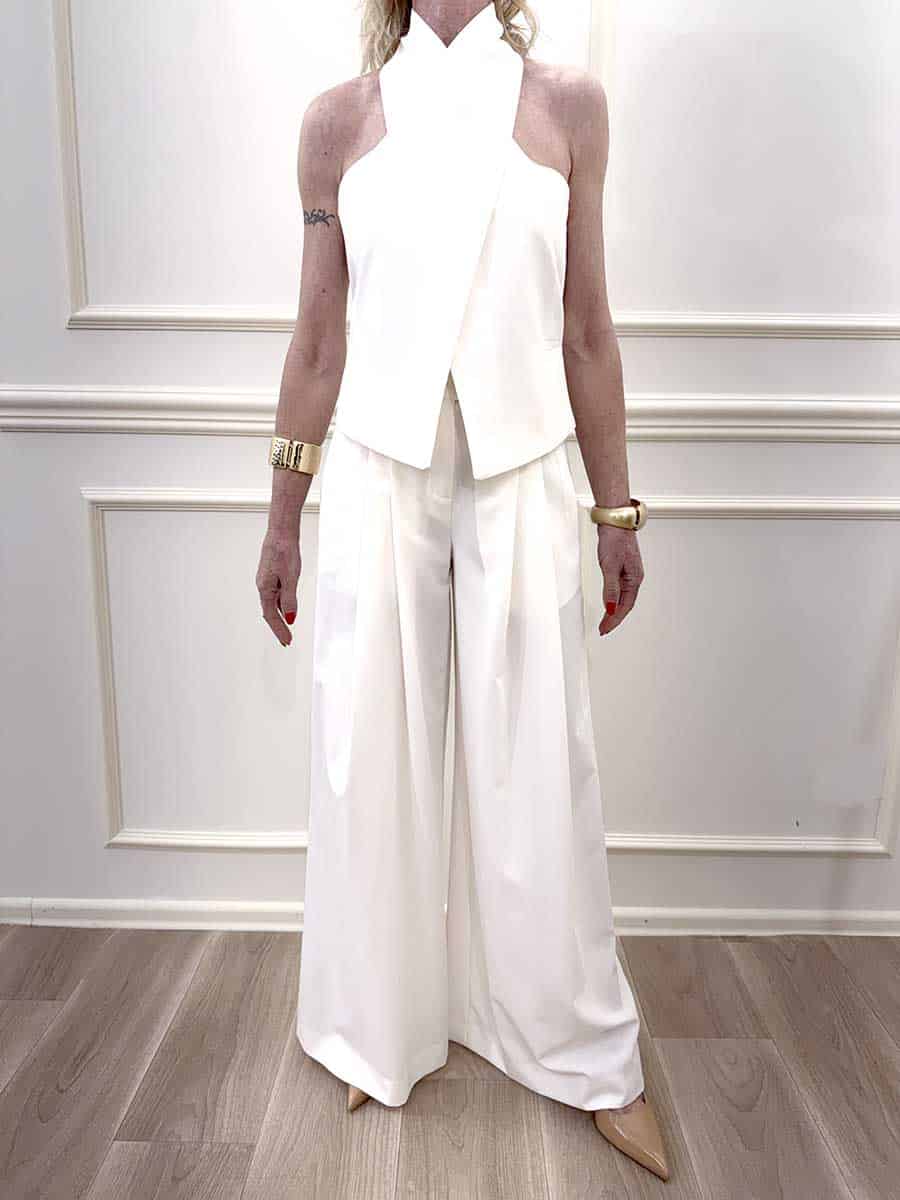 GILET INCROCIATO ART. G6083MF - SUSY MIX - M, LATTE