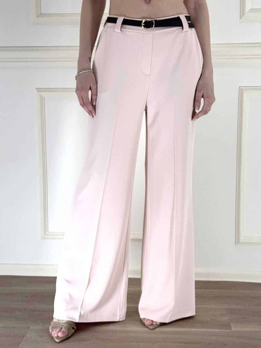 PANTALONE FLUIDO ART. T1316U136 - SUSY MIX - M, ROSA