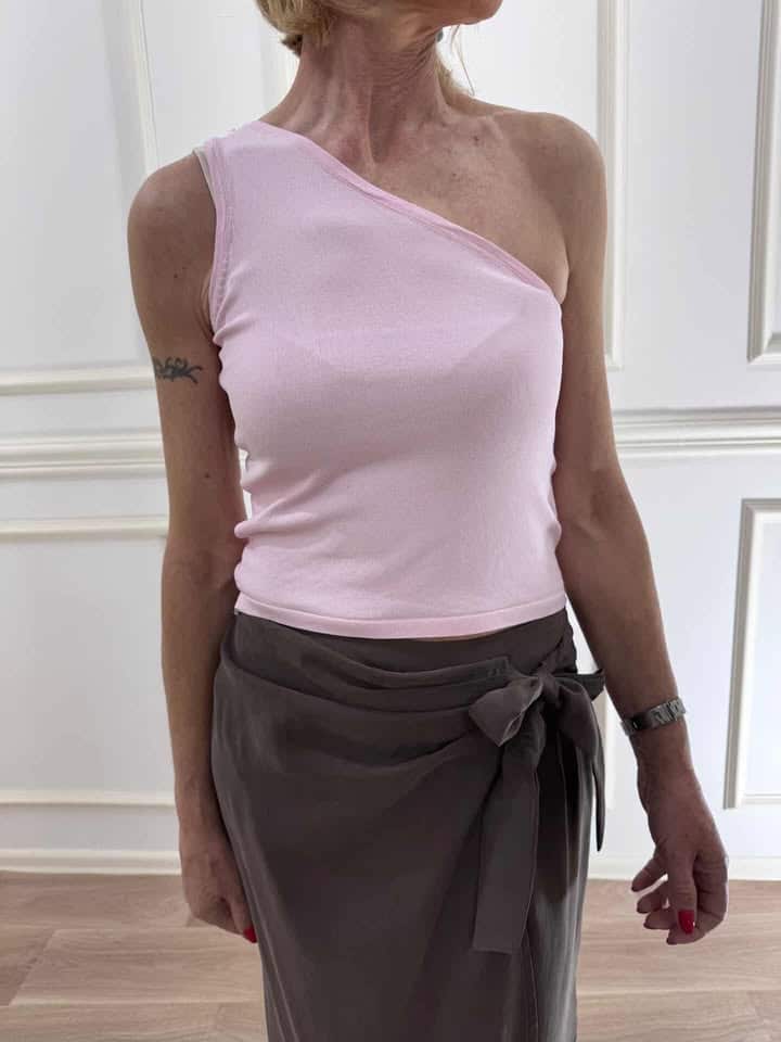 TOP MONOSPALLA ART. 8803326 - SUSY MIX - ROSA