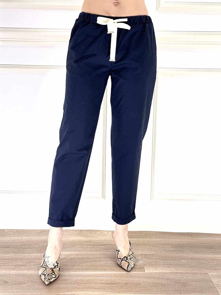 PANTALONE IN COTONE ART. TAB1761 - VICOLO - Blu, M