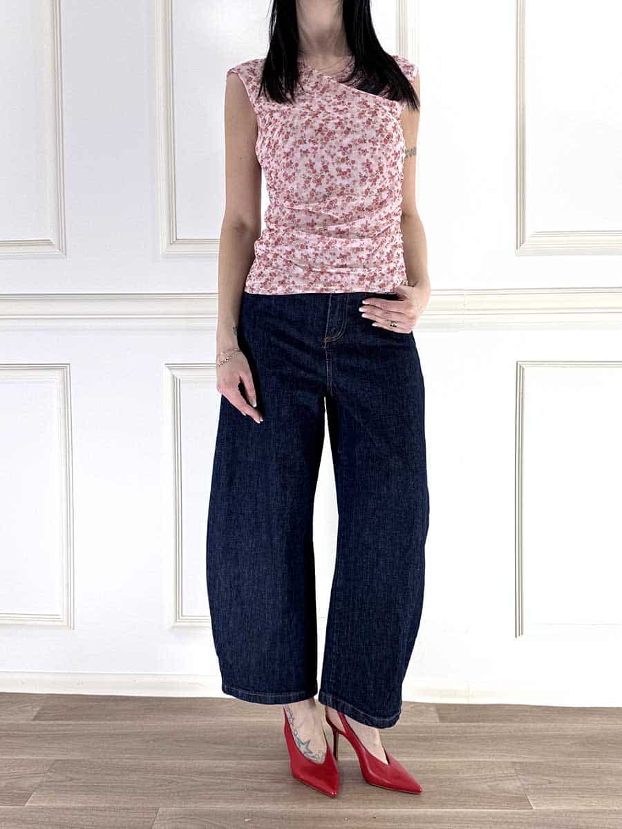 BLUSA TULLE FIORI ART. Z076TLH28 - SUSY MIX