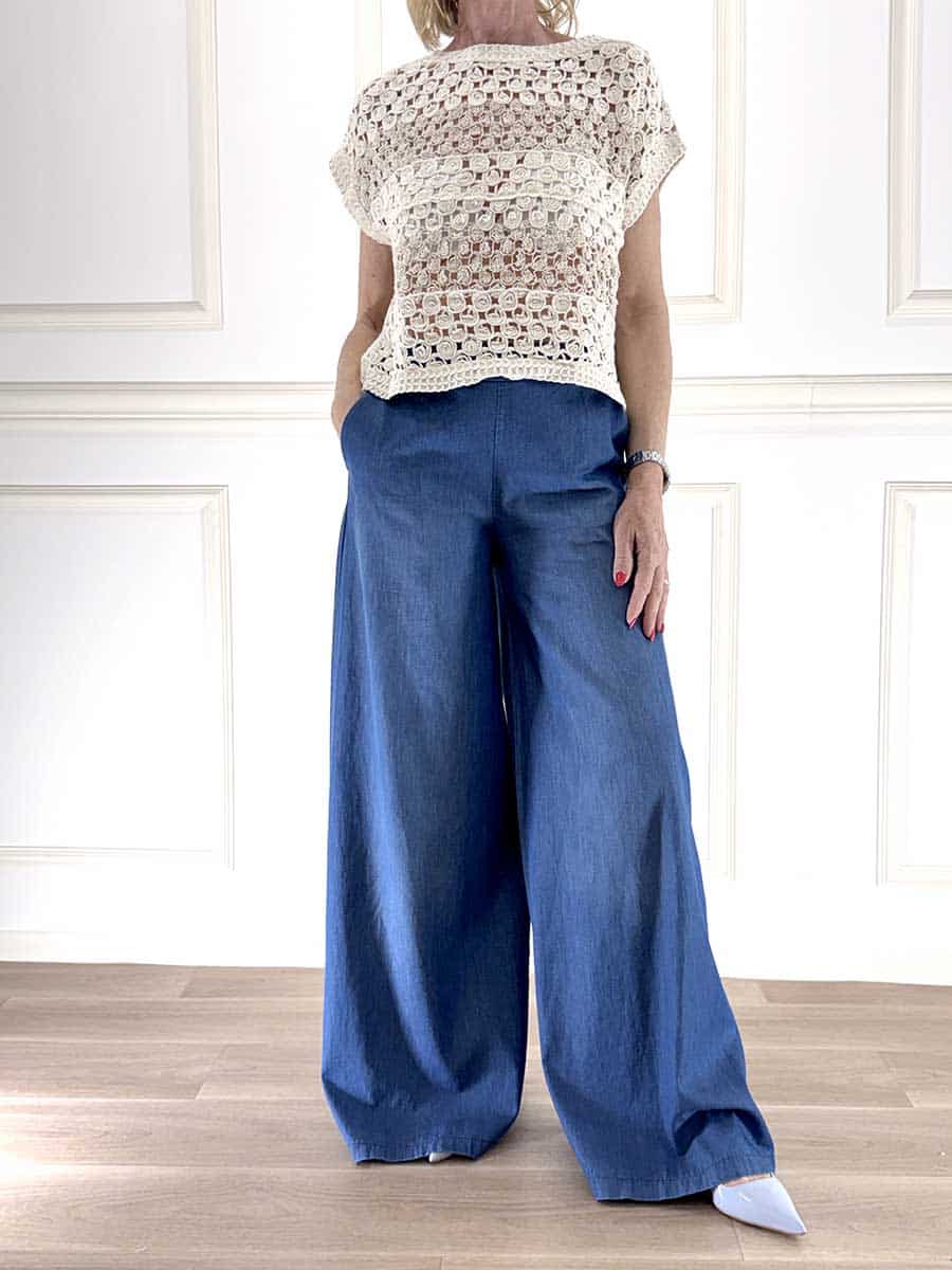 MAGLIA CROCHET ART. 38062 - SUSY MIX