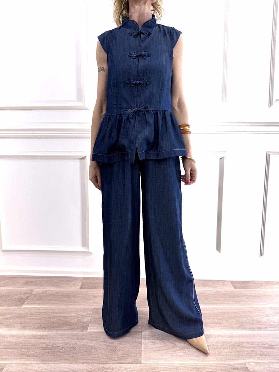 CAMICIA IN CHAMBRAY CON ALAMARI ART. S26TD77 - MOTEL