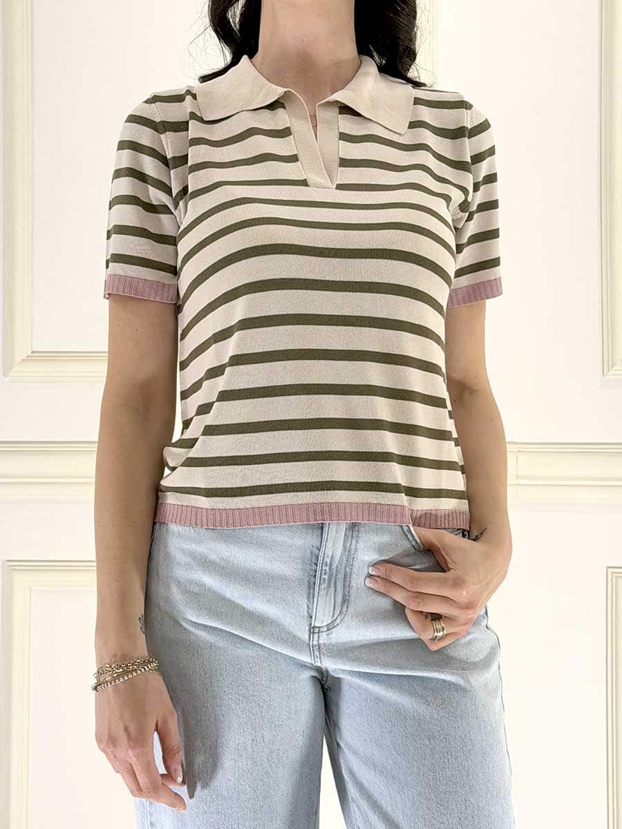 POLO RIGATA ART. 61197 - SUSY MIX