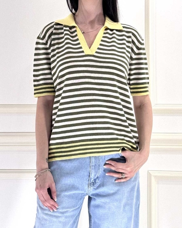 POLO RIGATA ART. M93064 - SUSY MIX