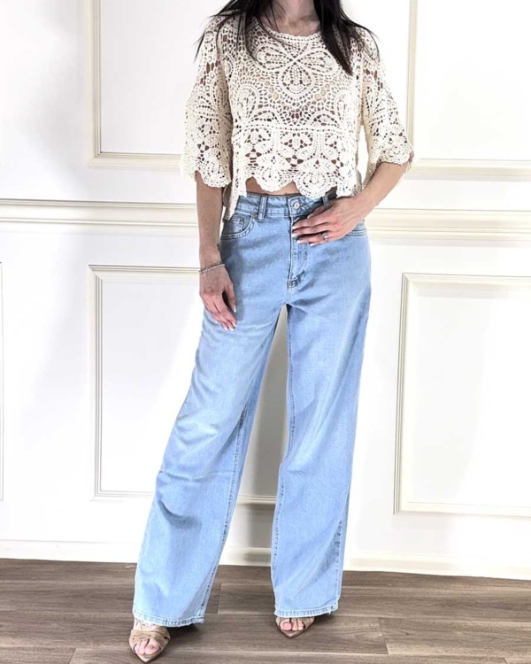 MAGLIA CROCHET ART. 28016 - SUSY MIX