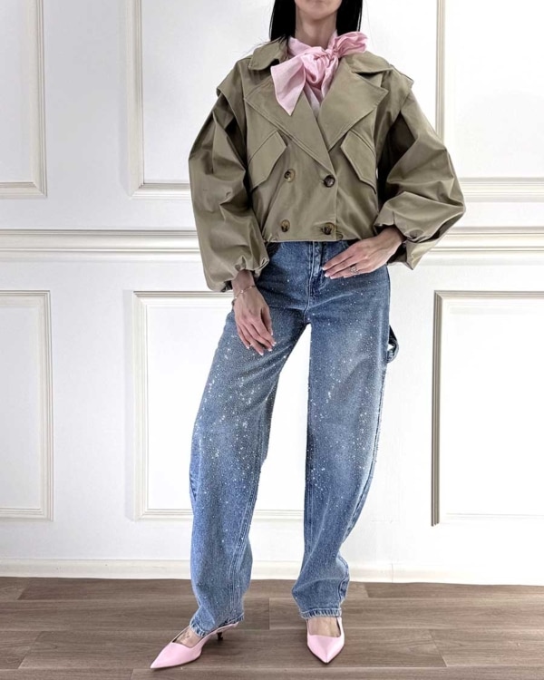 TRENCHE BOMBER CORTO ART. VLJ1121 - SUSY MIX