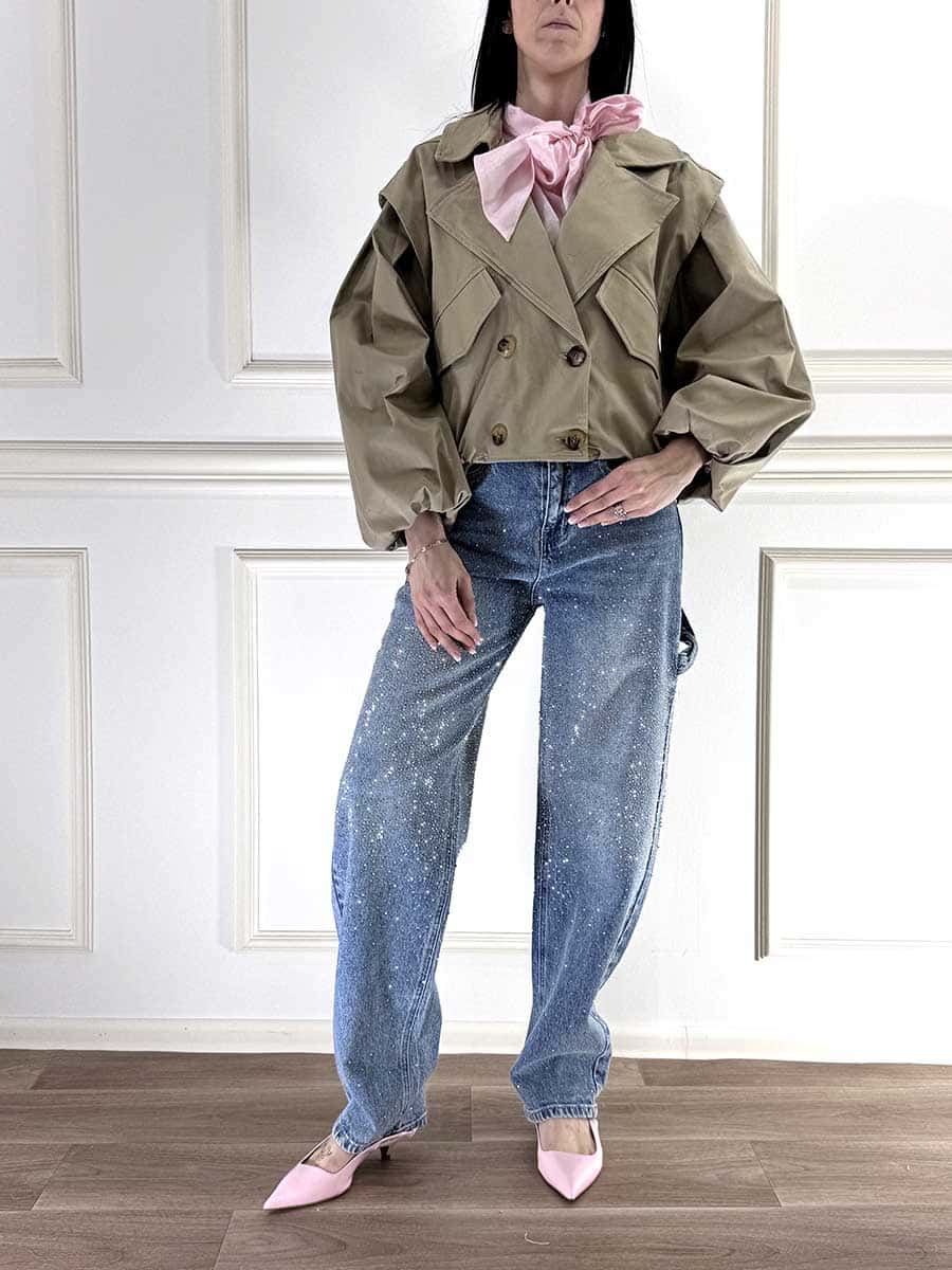 TRENCHE BOMBER CORTO ART. VLJ1121 - SUSY MIX