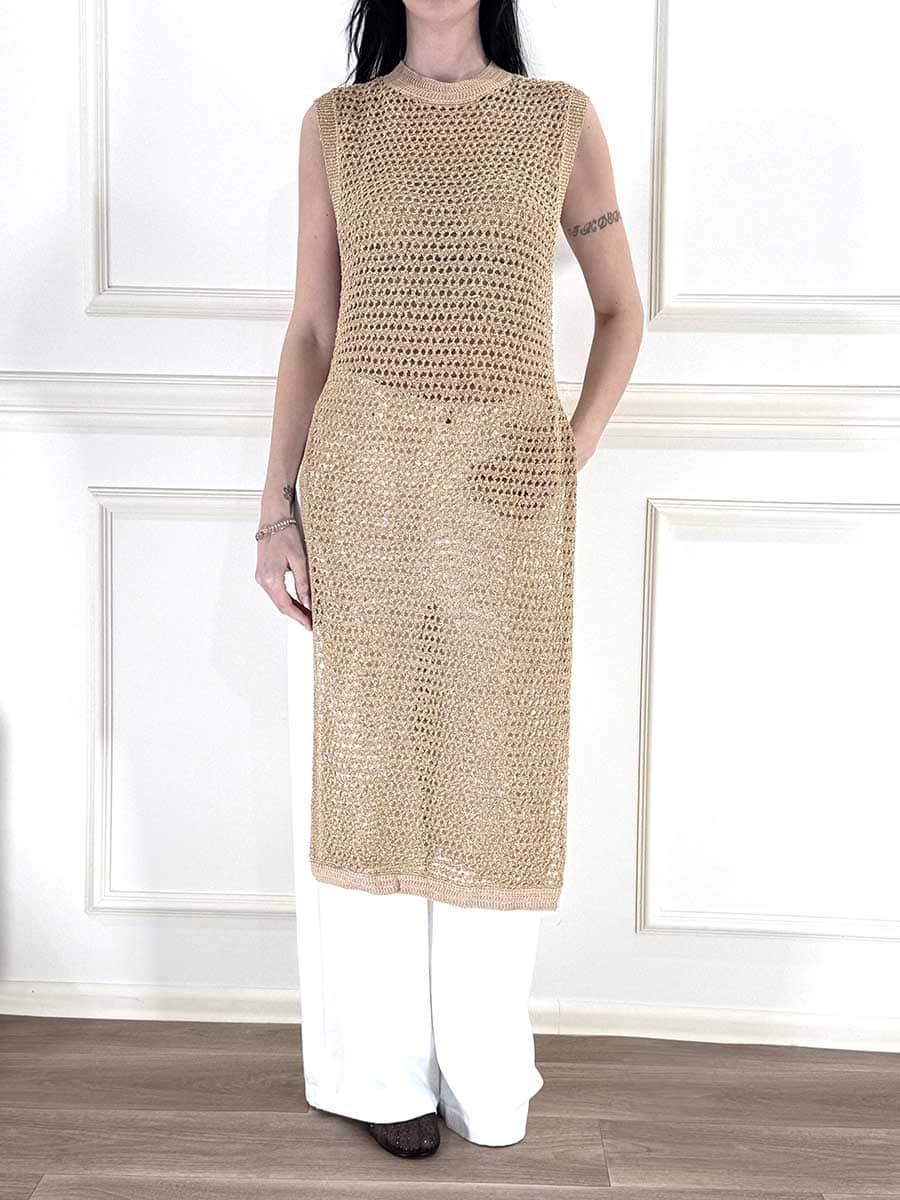 GILET TRAFORATO  ORO ART. 5AB5019 - VICOLO