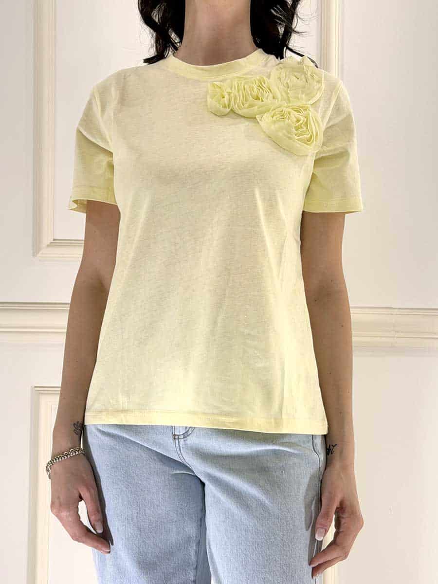 T-SHIRT ROSE ART. 12070 - SUSY MIX - GIALLO