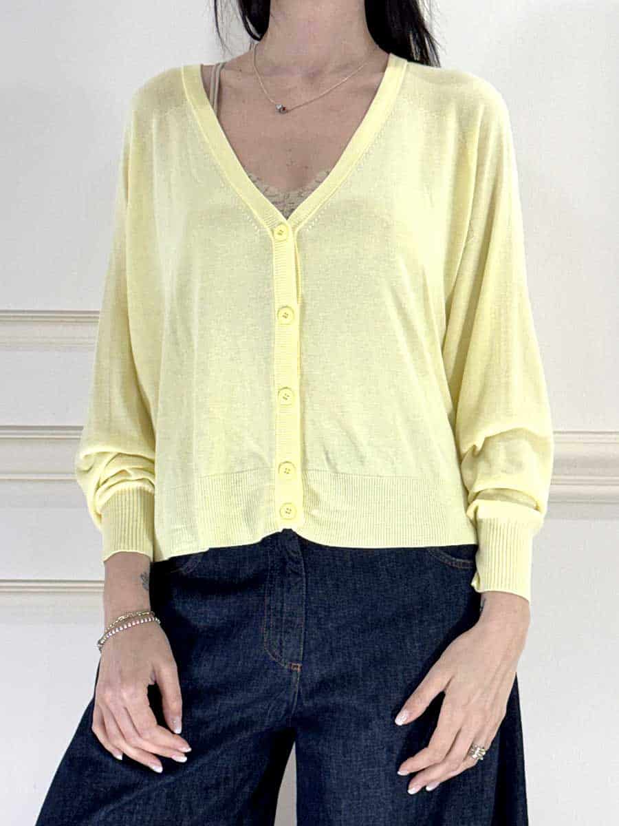 CARDIGAN GIALLO ART. PE3606 - MOTEL