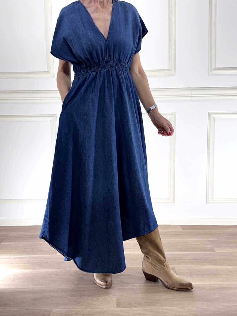 ABITO LUNGHO CHAMBRAY ART. S26M539 - SUSY MIX