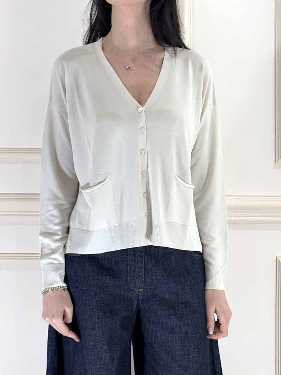 CARDIGAN CON TASCHE ART. 61261- SUSY MIX