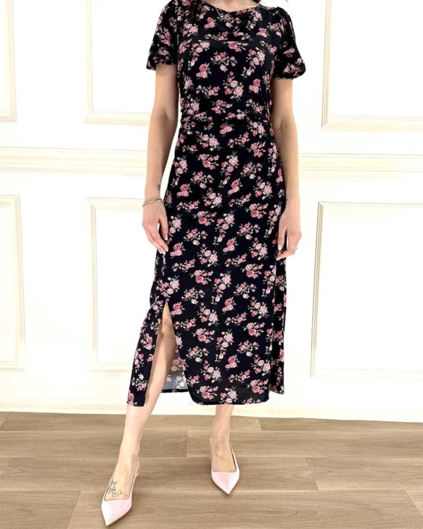 ABITO A FIORI ART. A11730GA28 - SUSY MIX - M, NERO