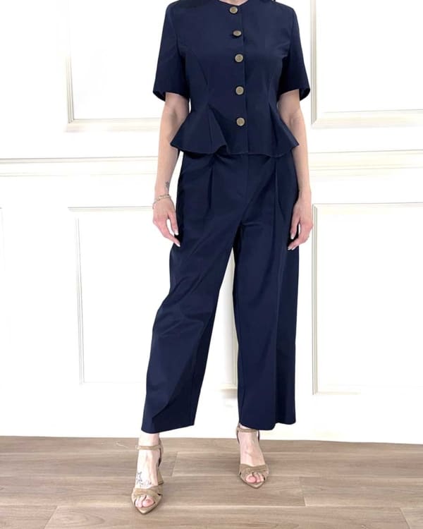 PANTALONE CON PINCES ART. 26P4516 - TENSIONE IN - S