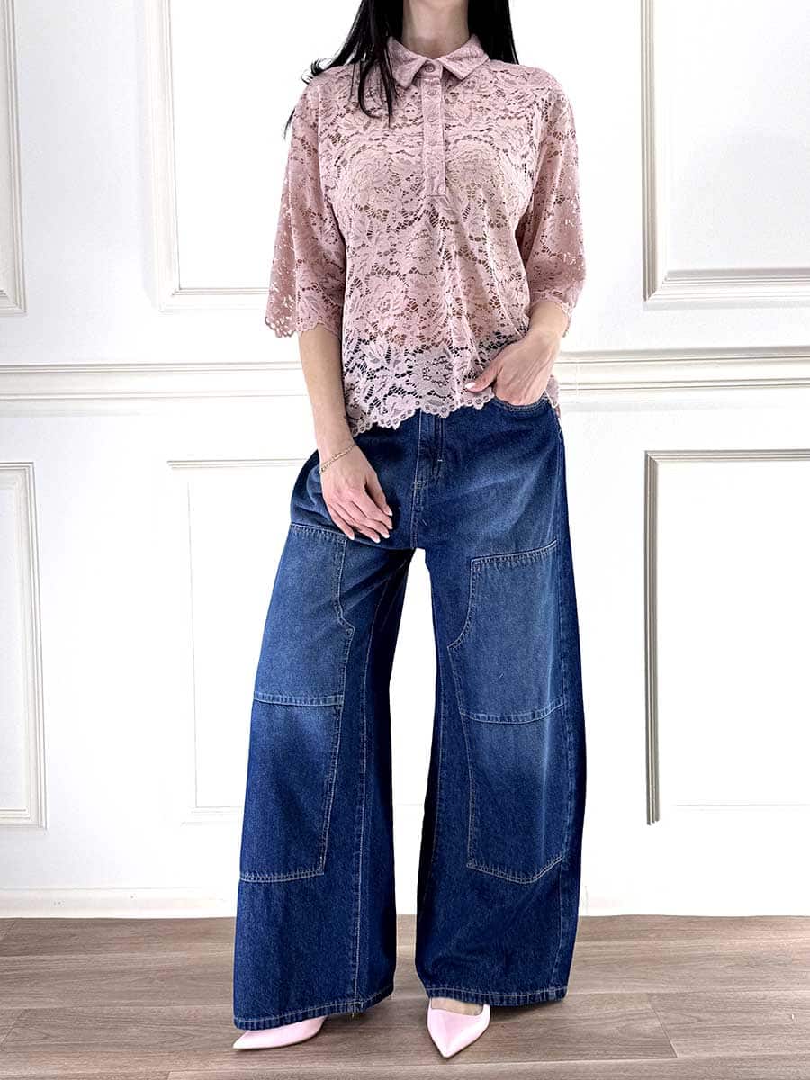 POLO  IN PIZZO ART. M3856PIZZO  - SUSY MIX