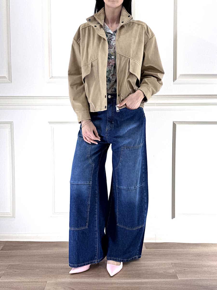 BOMBER IN SUEDE ART. 81734 - SUSY MIX