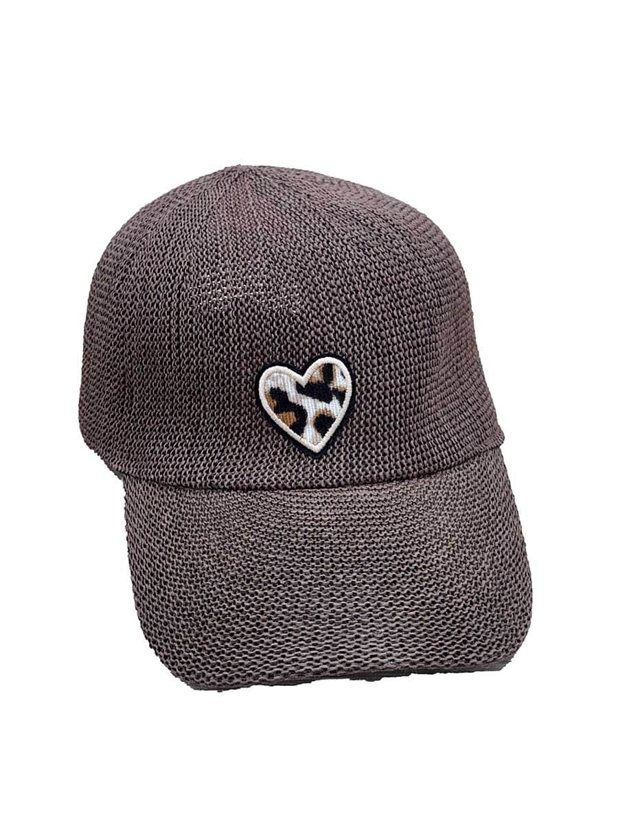 CAPPELLINO CON VISIERA IN PAPER INTRECCIATO ART. 1823 - MORO