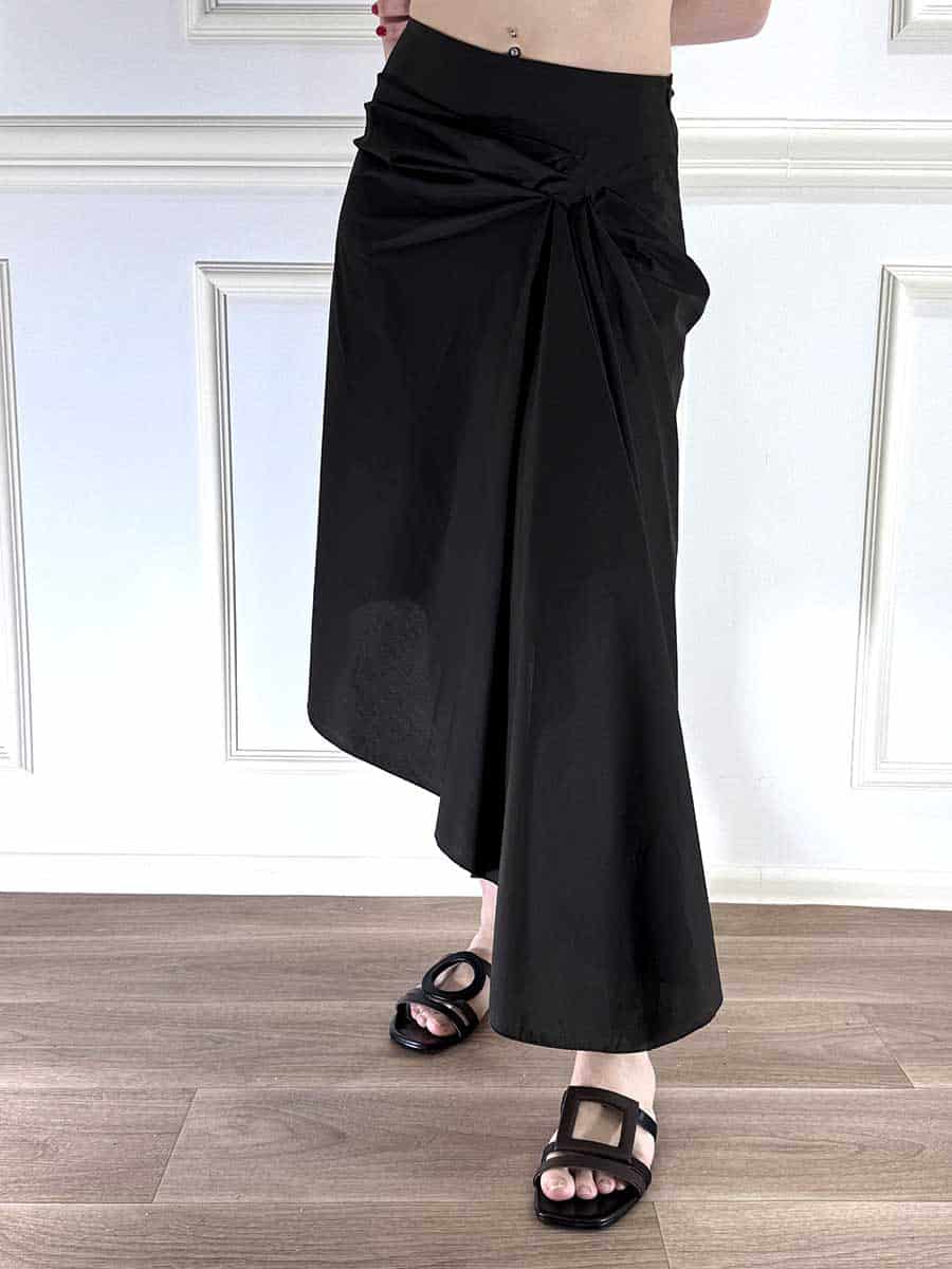 GONNA DRAPPEGGIATA MORO ART. 39398