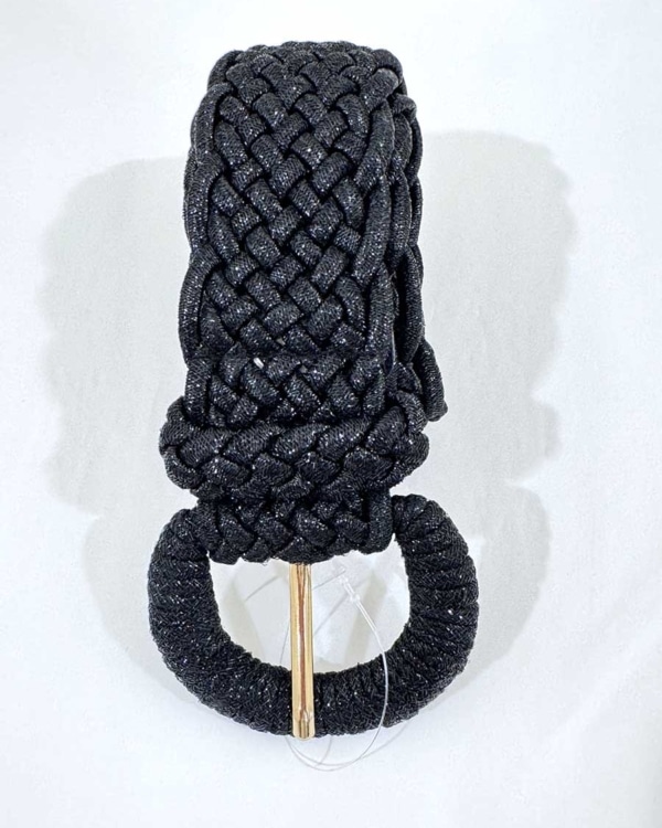 CINTURA INTRECCIO ART. 5214 - NERO